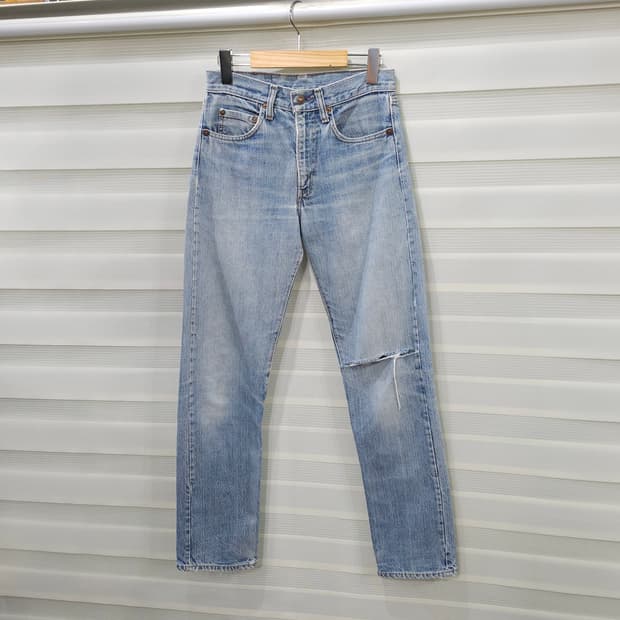 80s USA 리바이스 연청 우먼 데님팬츠- 26-27정도