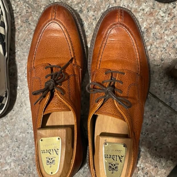 조셉치니 x 드레익스 v팁 클래식 더비슈즈