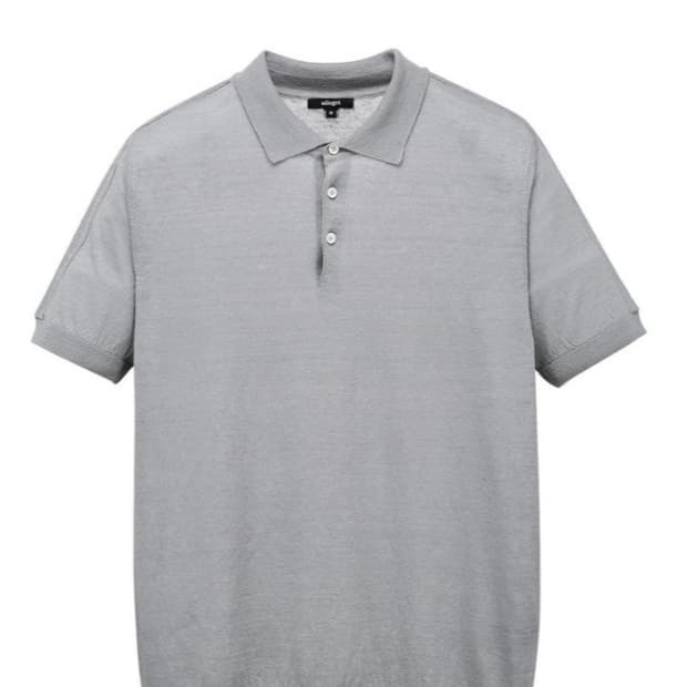 알레그리 실크 니트 PK 반팔 티셔츠