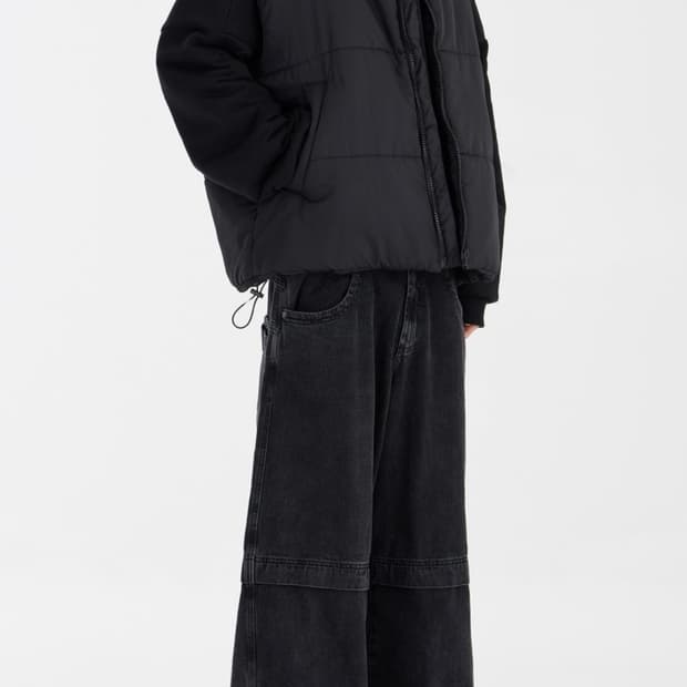 (L) 윌리 차바리아 패딩 베스트 블랙