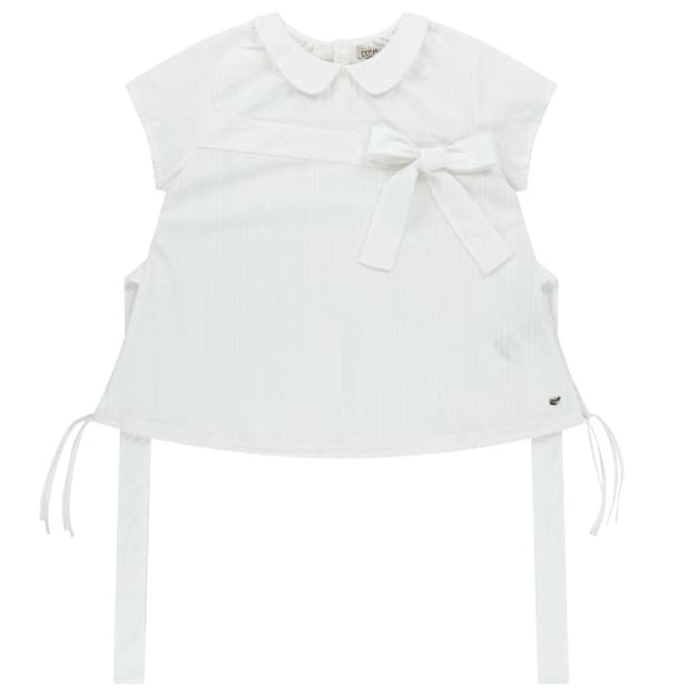 BOW BLOUSE WHITE