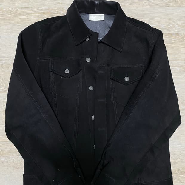 자라 오리진스 스웨이드 트러커 자켓 L-XL