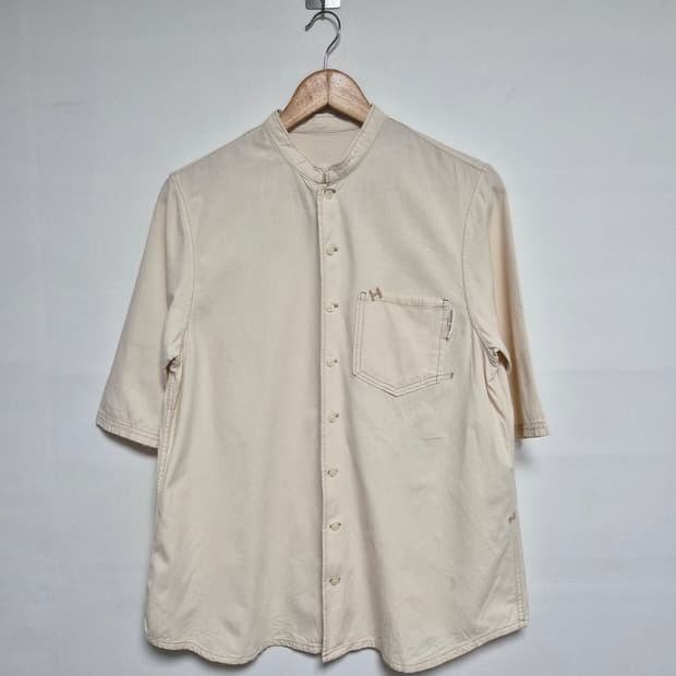 Hai이세이미야케 포켓 디테일 셔츠 M - T118