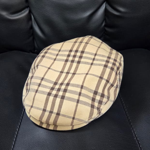 (정품) [버버리] 블루라벨 베이지 노바체크 헌팅캡 | 00087