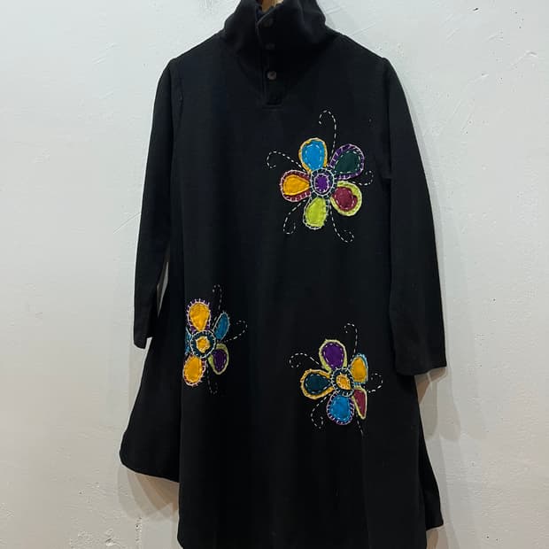 dandelion 네팔 핸드메이드 플리스 원피스