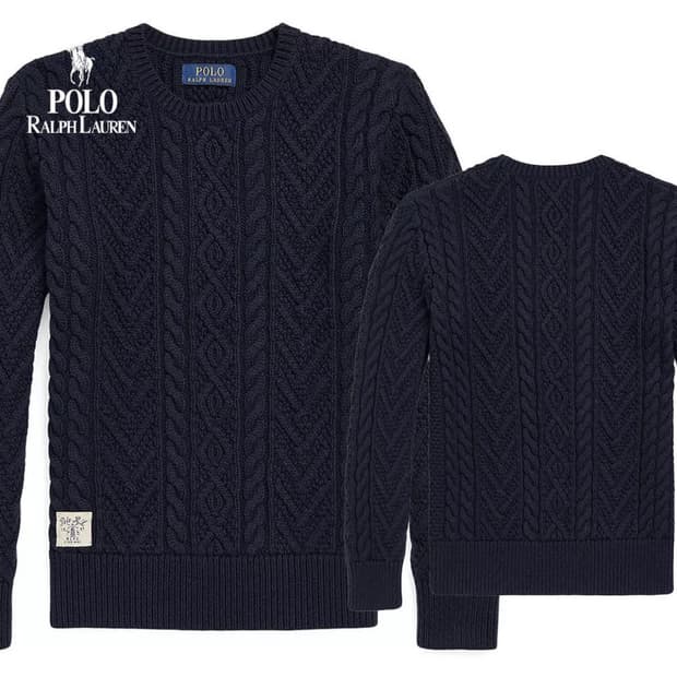 폴로 랄프로렌 케이블 니트 스웨터