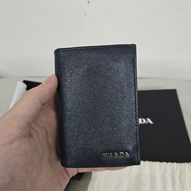 [보증서 정품]프라다 로고 오거나이저