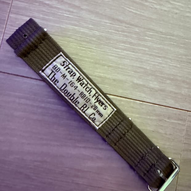 rrl 더블알엘 필드 워치 스트랩 카키