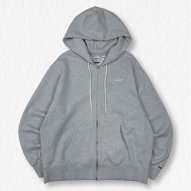 리바이스 어센틱 기모 후드집업