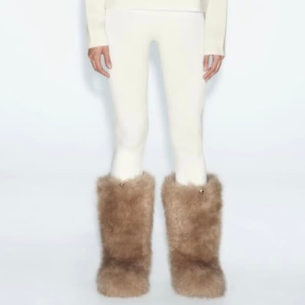 자라 스키컬렉션 퍼부츠