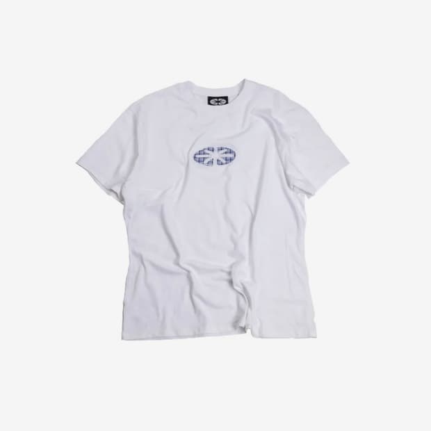 이알티알 Star Logo Check Applique 반팔 티셔츠