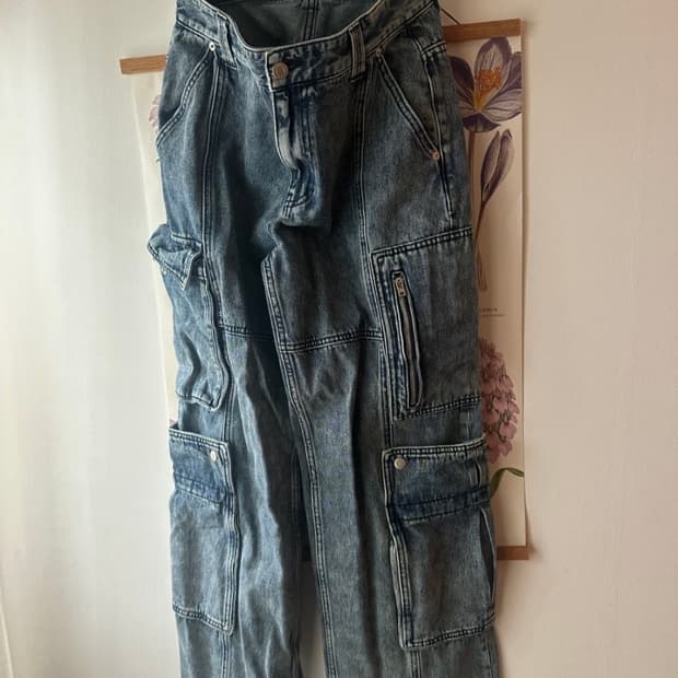 크리틱 멀티카고데님팬츠