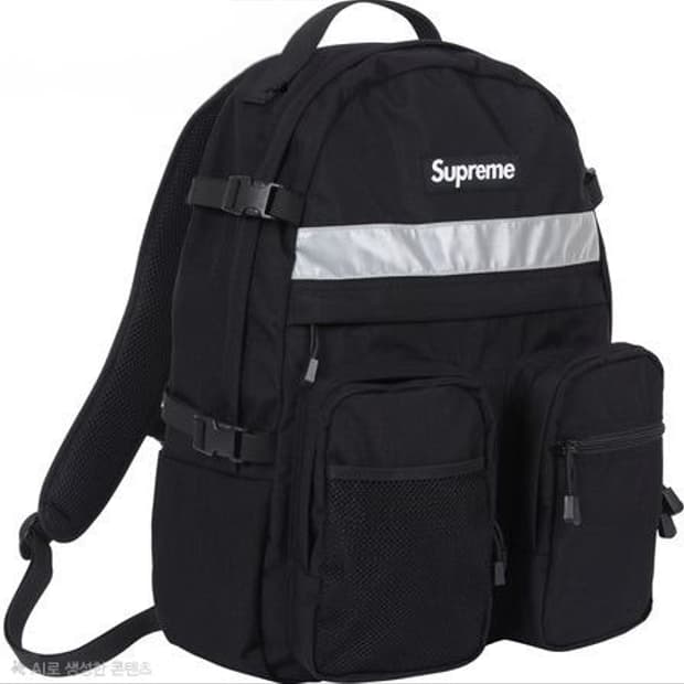 슈프림 14FW 하이비스 백팩 블랙