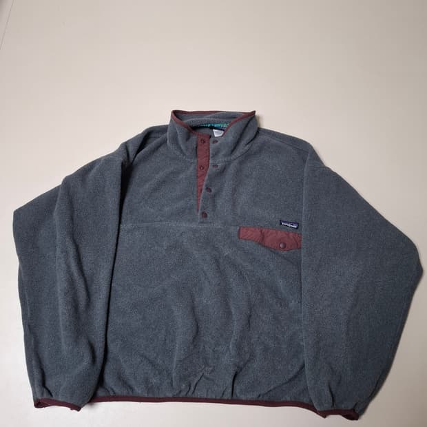 L 파타고니아 신칠라 Snap-T 풀오버 플리스 그레이