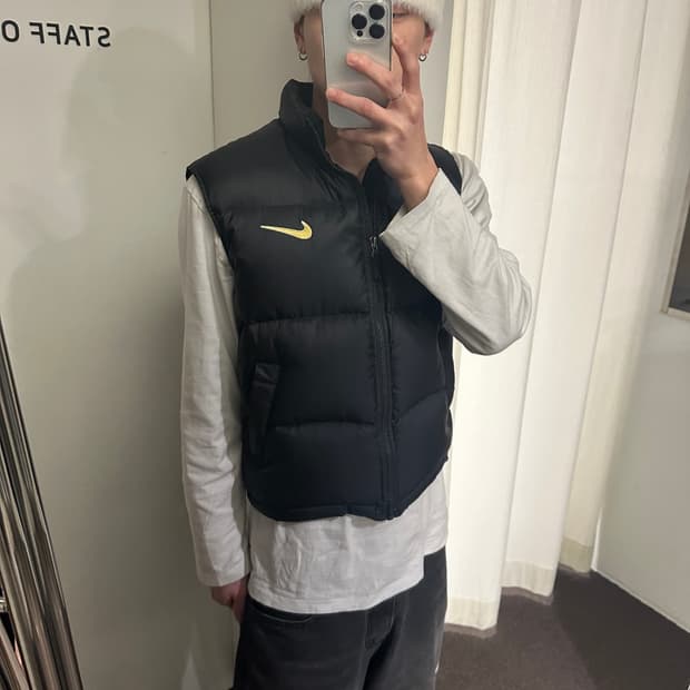 L)나이키 빅스우시 조끼 패딩