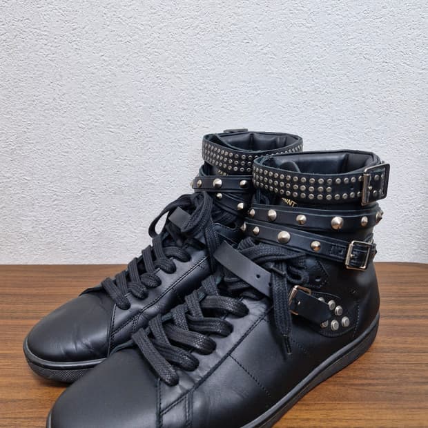 [41] SLP 생로랑 FW14 SL16H 스터드 하이탑 스니커즈