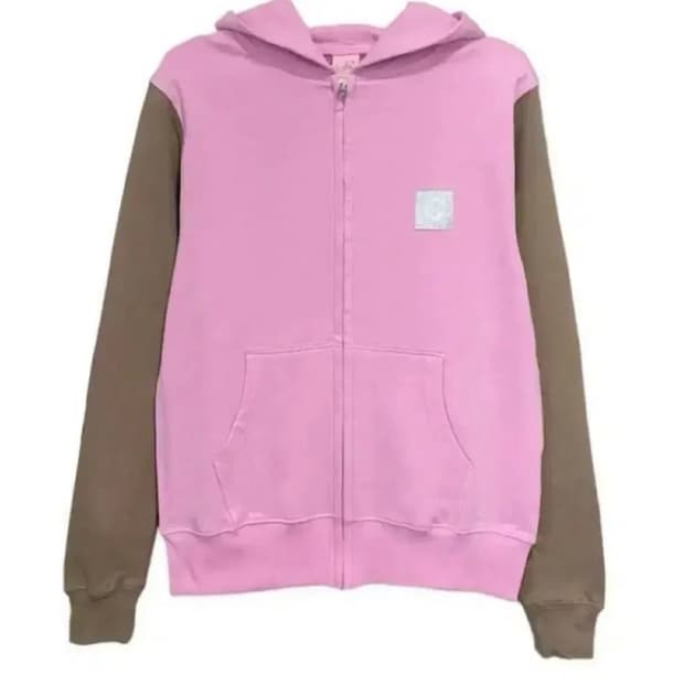 지초이 JX 핑크 후드집업