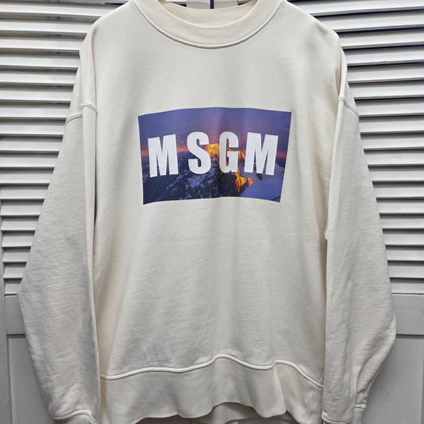 MSGM 오버핏 스웻셔츠 맨투맨
