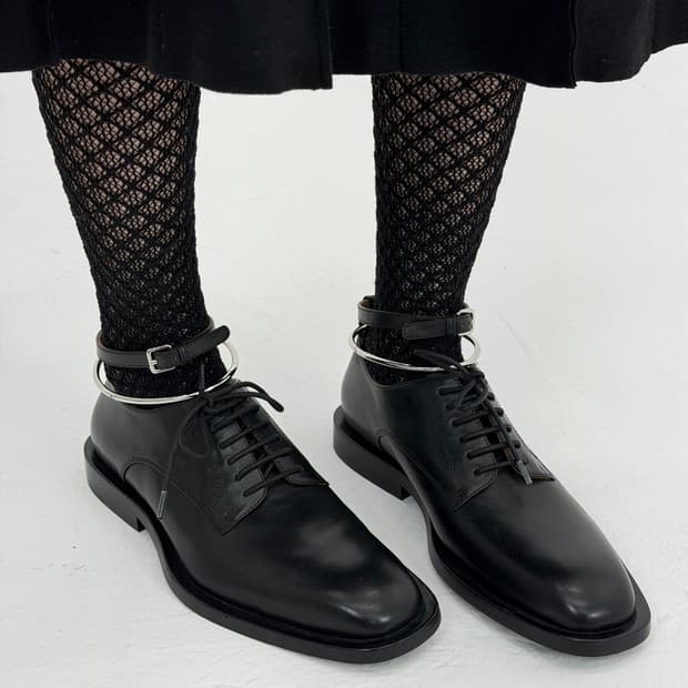 Jil Sander hardware detail derby shoes