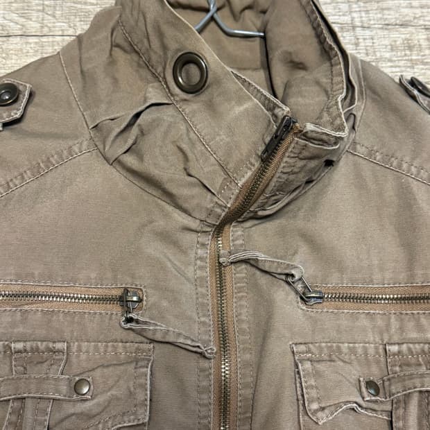 빈티지 야상 자켓 베이지