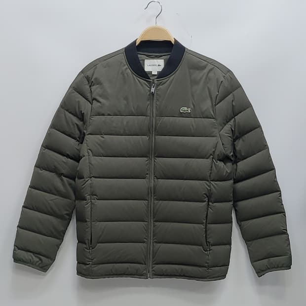 LACOSTE  라코스테 경량 구스 다운 패딩 / 남 95 카키
