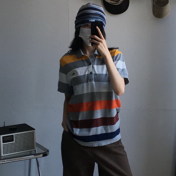 라코스테 스트라이프 피케티