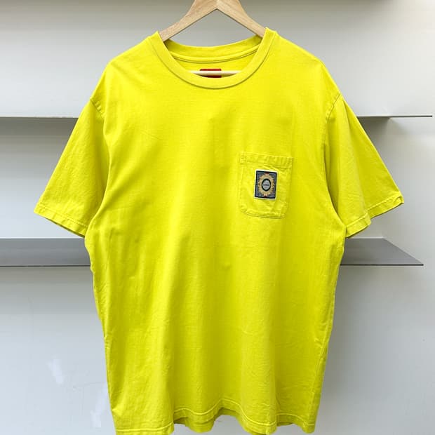 슈프림 19FW 크레스트 라벨 포켓 티셔츠