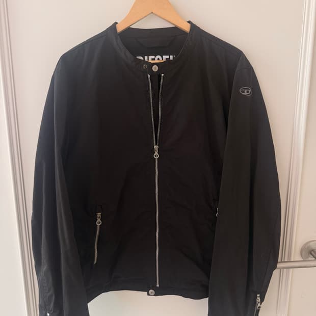 디젤(DIESEL) J-Glory 코튼 바이커 자켓