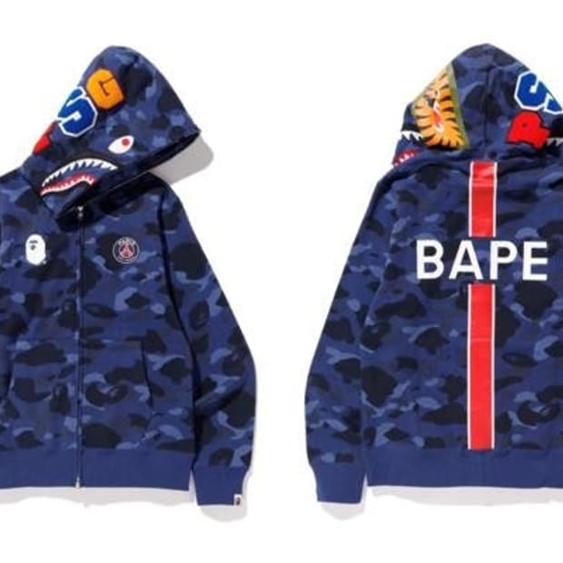 A BATHING APE X PSG 콜라보 희귀 사이즈