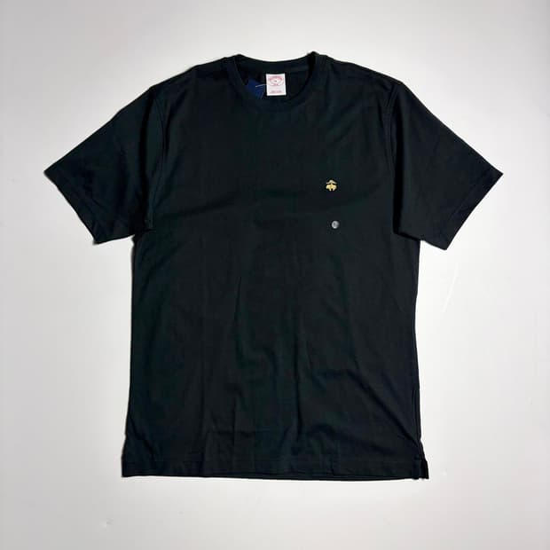 브룩스브라더스 골드 플리스 로고 코튼 반팔 티셔츠 R2332