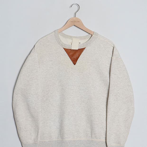 FULLCOUNT Leather Gusset Sweat Shirts