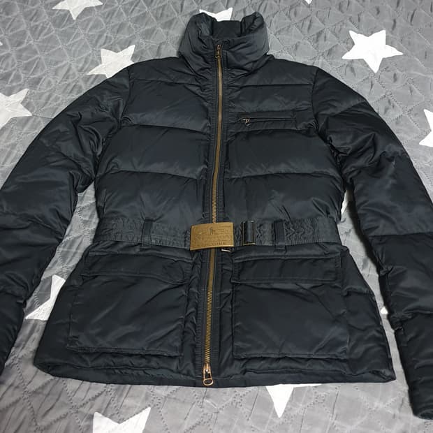 (두산) 폴로랄프로렌 10s 올드스쿨 구스다운 금장벨트 패딩 (S)