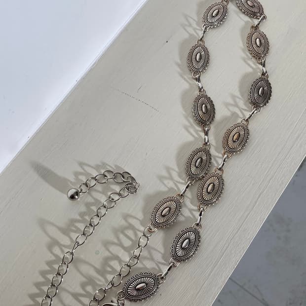 빈티지 앤틱 체인 벨트