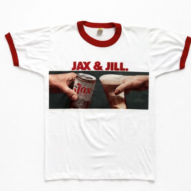 70's Velva Sheen JAX Beer 링거 티셔츠 L