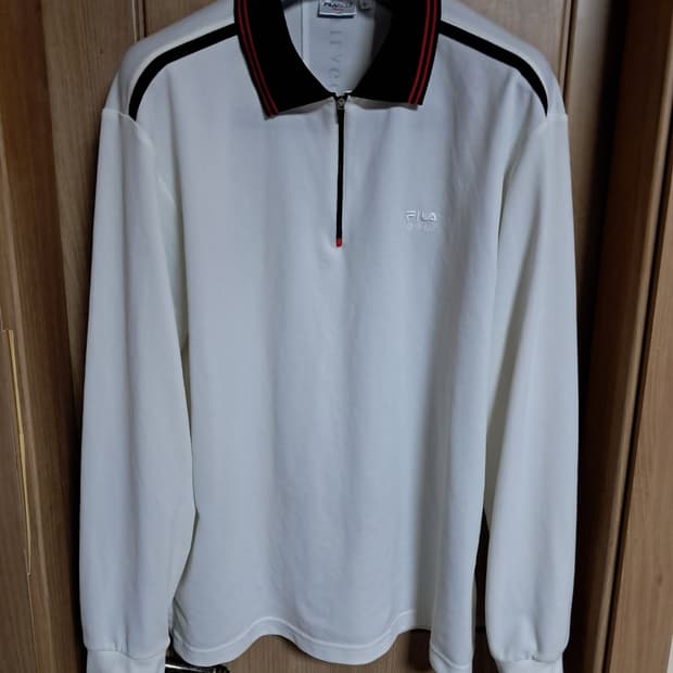 휠라 골프 긴팔티 남성100 