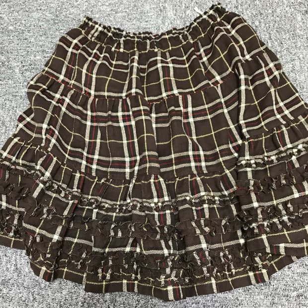 빈티지 미디 치마