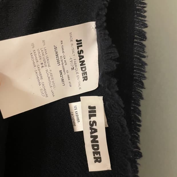 질샌더 울 캐시미어 머플러