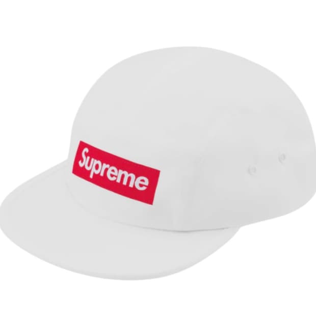 슈프림 waxed ripstop camp cap