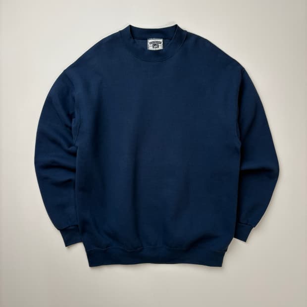 [L] LEE 리 헤비웨이트 맨투맨 스카이블루