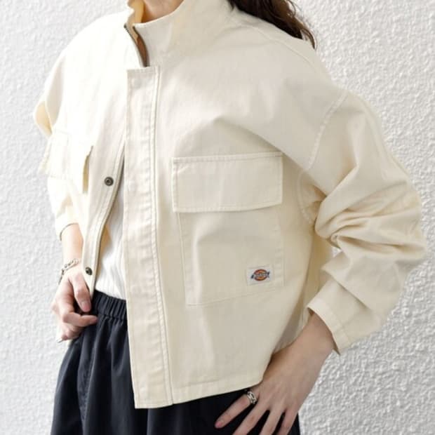 디키즈 코튼 트윌 스탠드 컬러 재킷