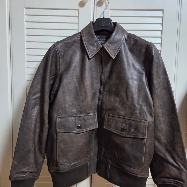 리바이스 a-2 a2 레더 자켓