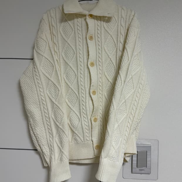 트립르센스 풀오버 니트 가디건 아이보리