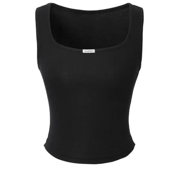 쓰리타임즈 Petit tank top 블랙 M 페팃 탱크탑
