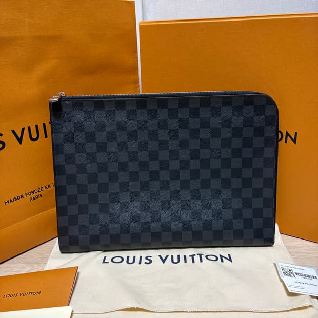 루이비통 다미에 포쉐트주르 gm 클러치