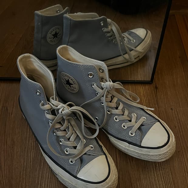 컨버스 척테일러 하이 울프그레이 US 6.5