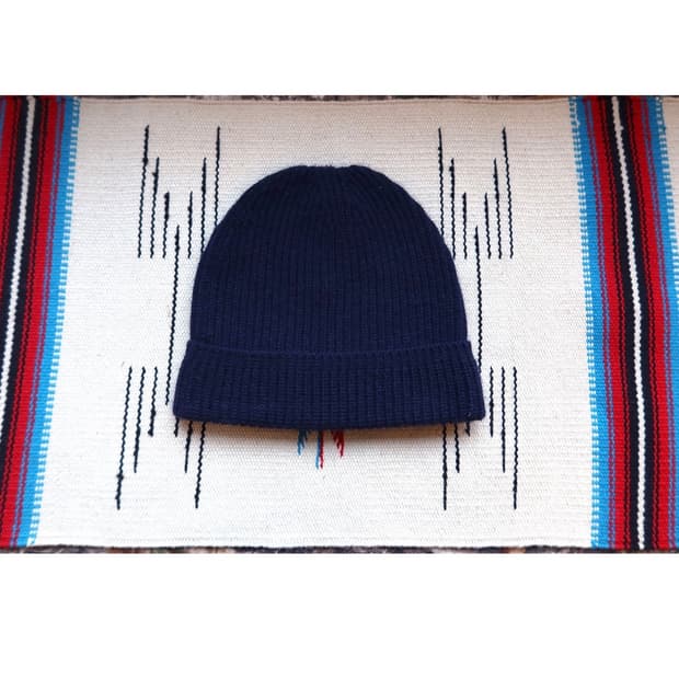 리저렉션 플레인 니트 캡 네이비