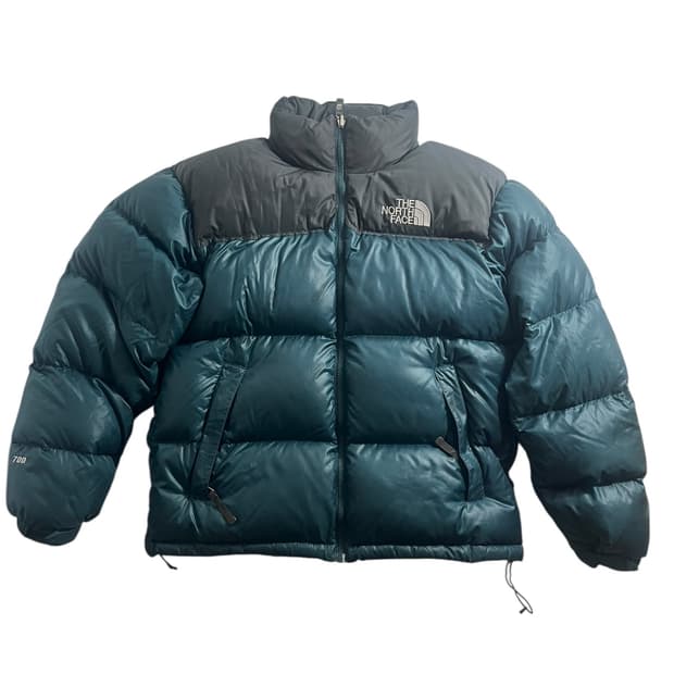 노스페이스 700 눕시 패딩 그린지 블루 95