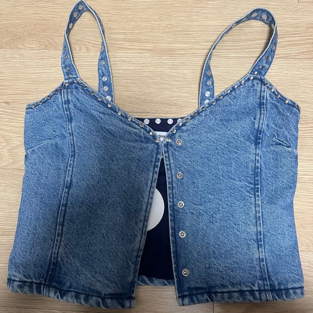 [신품] gimaguas denim vest (S)