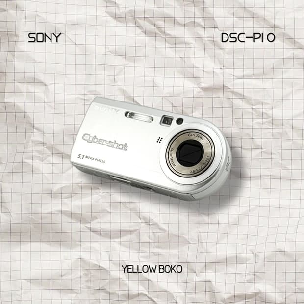 [신상품] SONY 소니 사이버샷 DSC-P100 레트로 디지털 카메라