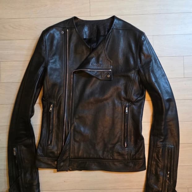 14SS 릭 오웬스 라이더 자켓 48 사이즈